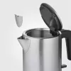 Severin WK 3489 sähköinen vedenkeitin 1 l 2400 W musta, hopea