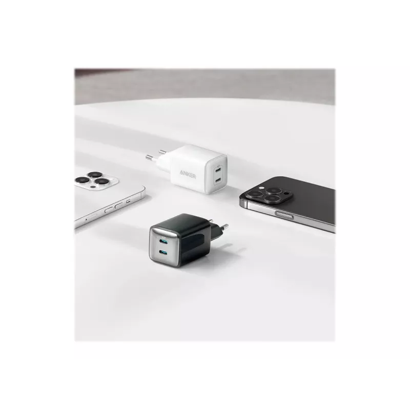 PowerPort III 40W 2xUSB-C valkoinen