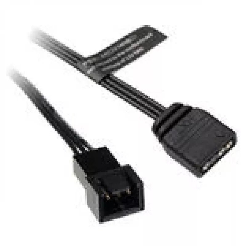 ARGB-adapterikaapeli Barrow ZBDZJX-5M – 3-pin 5V osoitteellinen RGB, pituus 10 cm