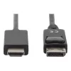 Adapterikaapeli DisplayPort 1.2 lukituksella 4K 60Hz UHD Type DP/HDMI A M/M musta 2 m