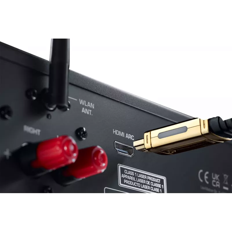 Stereo-vastaanotin Magnat MC 400 — 2.0 kanavaa, 40 W per kanava, CD-soitin, Wi-Fi, Bluetooth, DAB/FM, Ethernet (musta)