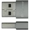 Good Connections adapteri USB 2.0 uros A USB-C naaras alumiinikotelo harmaa (USB-AD203)