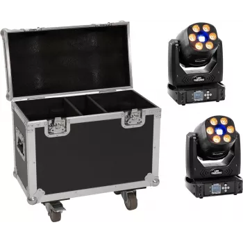 LED-valosarja EUROLITE TMH-H90 2x laukulla ja pyörillä