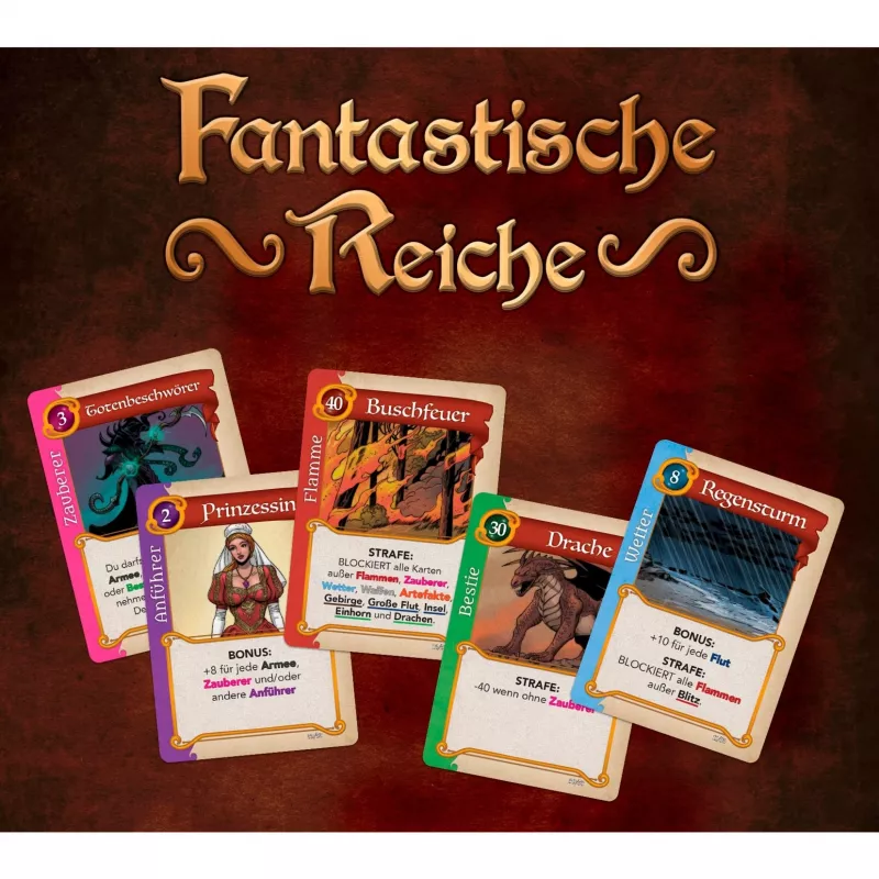 Fantastische Reiche, korttipeli
