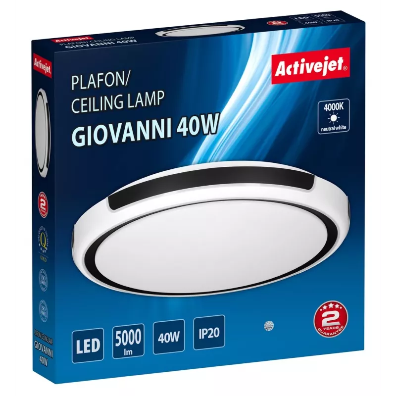 Activejet AJE-GIOVANNI LED-kattovalaisin 40W