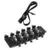 Lamptron SP105 10-kertainen PWM-tuuletinkeskitin