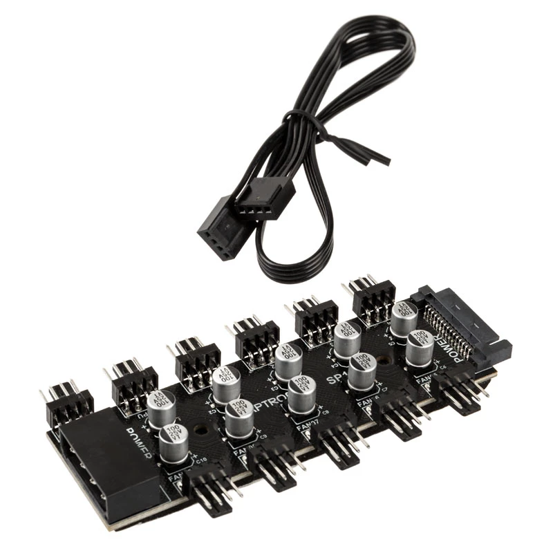 Lamptron SP105 10-kertainen PWM-tuuletinkeskitin