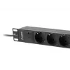 LANBERG VIRRANJAKOTELISTA 10 RACK (1U, 16A, 3X SCHUKO)