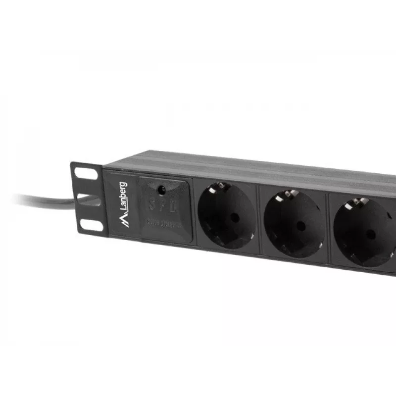 LANBERG VIRRANJAKOTELISTA 10 RACK (1U, 16A, 3X SCHUKO)