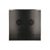Extralink rack-asennuskaappi 6U 600x600 AZH musta seinäasennettava, kääntyvä