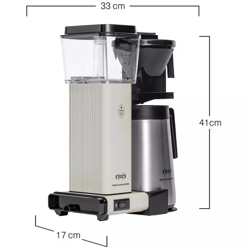 Kahvinkeitin Moccamaster 1,25L KBG 741 beige