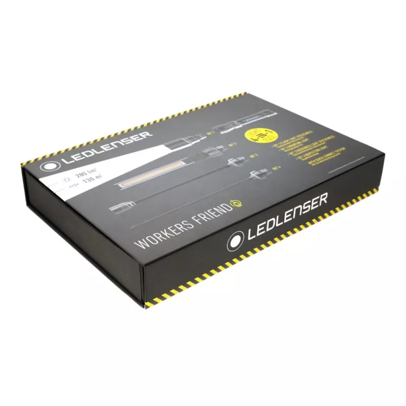 Ledlenser Workers Friend -otsalamppu musta 280 lm
