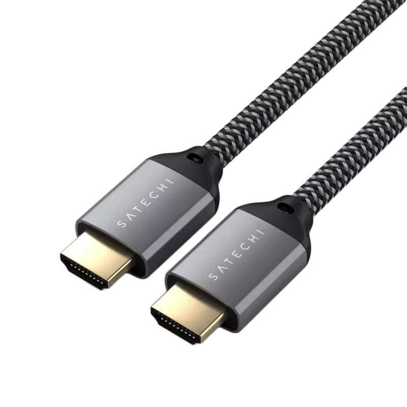 Satechi ST-8KHC2MM - 2 m - HDMI tyyppi A (Standard) - HDMI tyyppi A (Standard) - harmaa