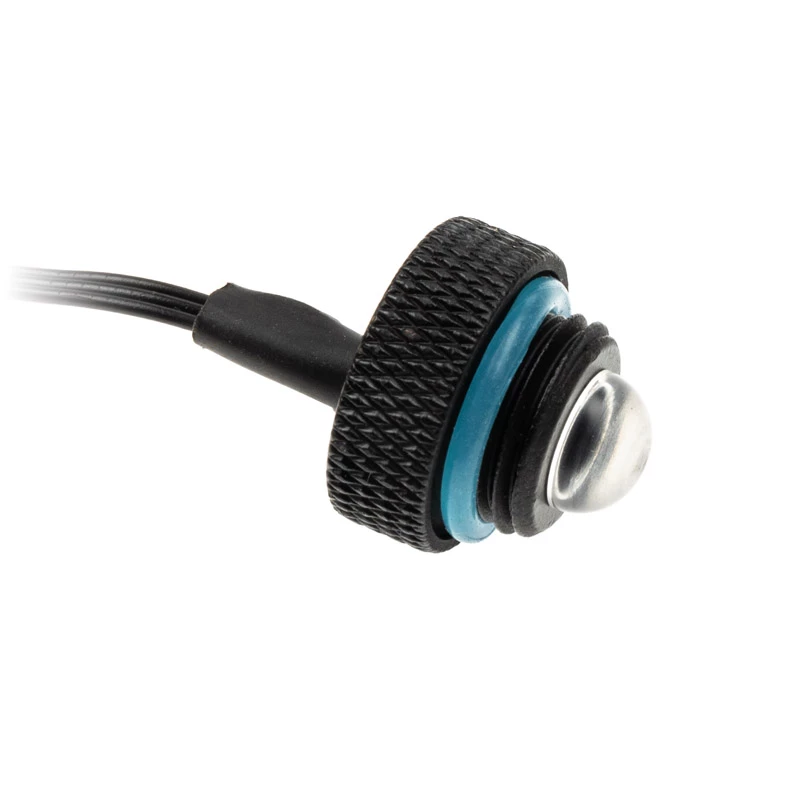 XSPC ARGB LED sulkutulppa, G1/4, 5V 3Pin - musta