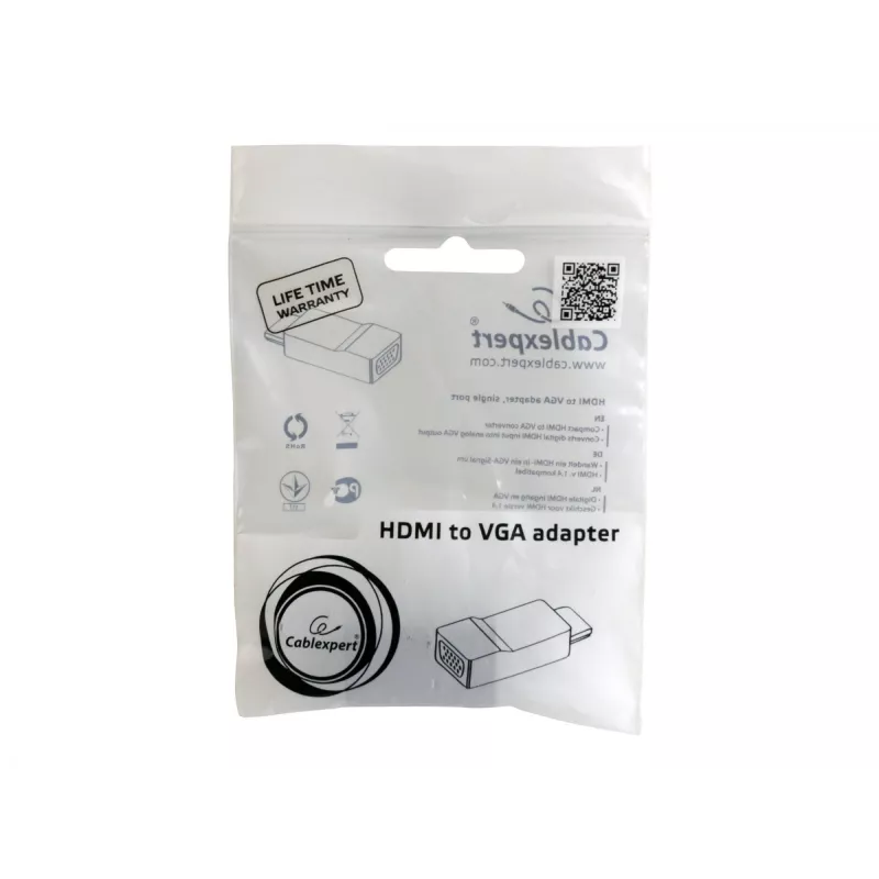 Kaapelisovitin Gembird A-HDMI-VGA-001