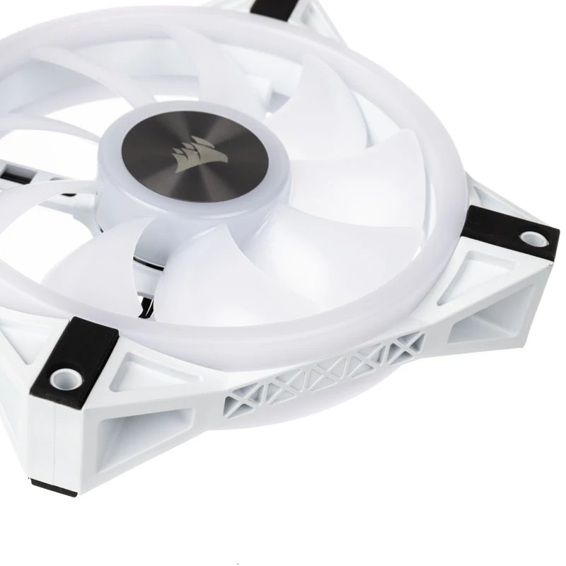 Corsair iCUE QL120 120 mm ARGB -kotelotuuletin – valkoinen