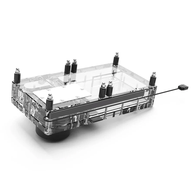 Alphacool Core Flat Reservoir 240, VPP-pumpulla - oikea