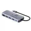 UNITEK aktiivinen USB-C-keskitin 10GBPS, M.2, HDMI, PD 100W