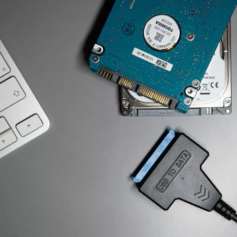 Akyga AK-CA-86 SATA–USB-A 3.0 -adapterikaapeli 2,5 tuuman asemille, 0,3 m, musta