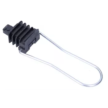 Kuitukaapelipidike Extralink AC-12 2–24 kuidulle, max. nippu-Ø 1,2 cm, ABS ja metalli, musta
