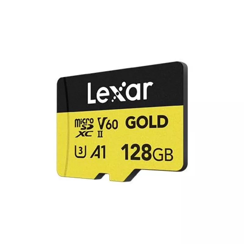 Flash-muisti Lexar Professional GOLD 128 GB MicroSDXC UHS-II