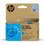 Mustekasetti HP 938e EvoMore syaani – vakiokesto, yksittäispakkaus, n. 1650 sivua