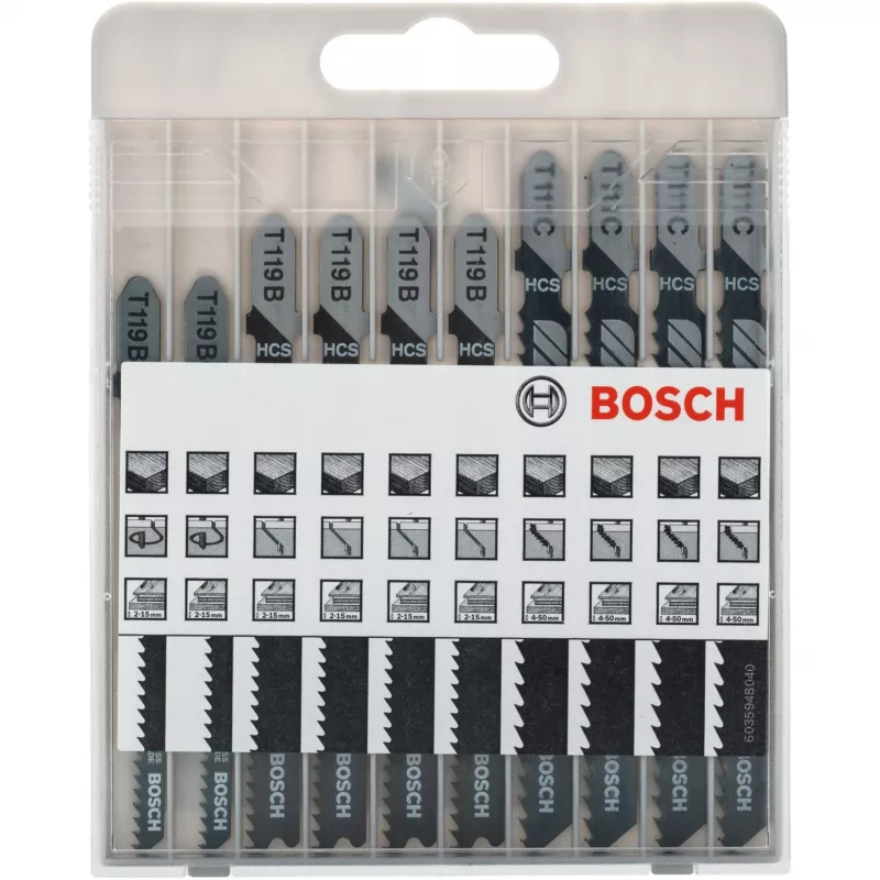 Bosch 2 607 010 629 pistosahan/kuviosahan/puukkosahan terä