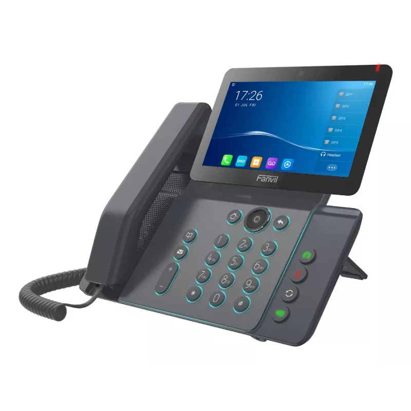 Fanvil V67 IP-puhelin musta 20 linjaa LCD Wi-Fi
