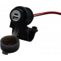 Albrecht Duo USB A+C pistorasia moottoripyörä 12/24V (73701)