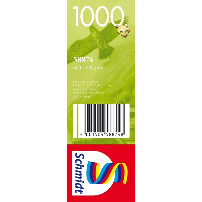 Palapeli 1000 palaa, Schmidt Spiele Dorf am Waldrand, maisemakuvitus