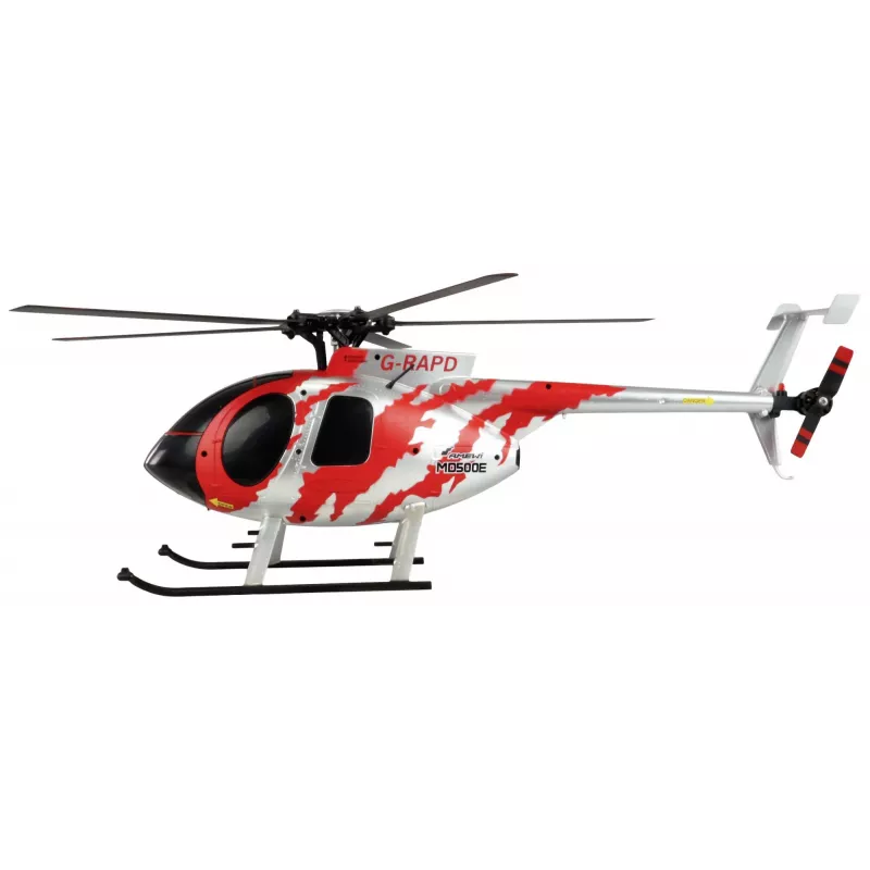 Amewi 25334 AFX MD500E siviili RC-helikopteri, RtF, harjaton, 4-kanavainen, 325 mm