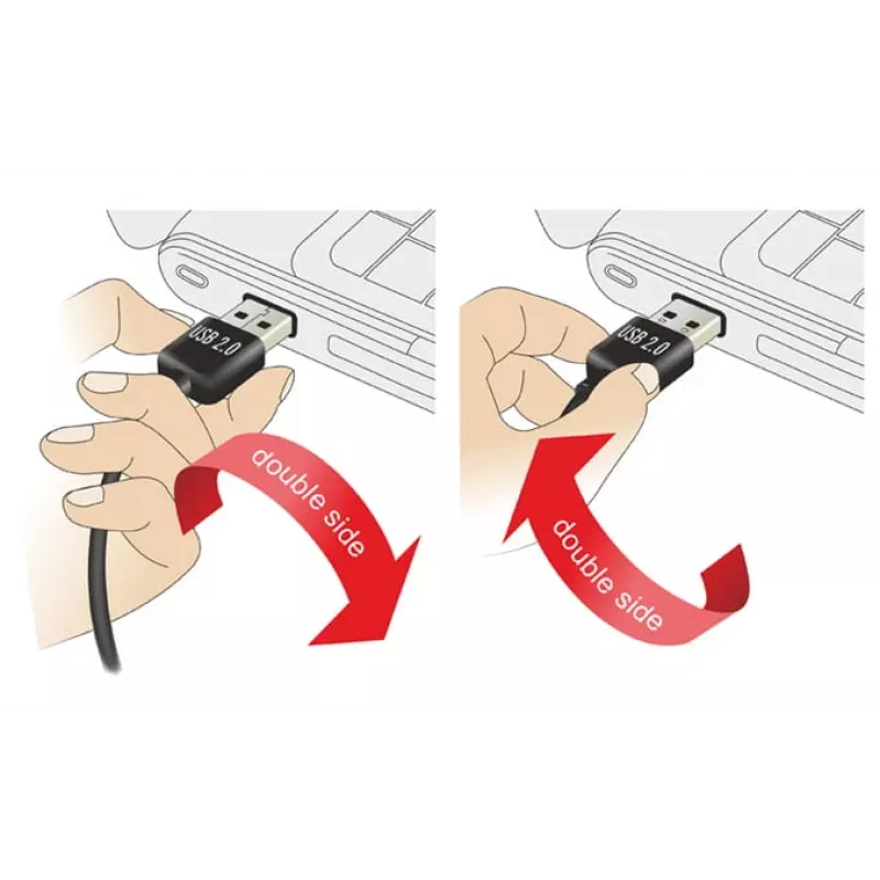 USB-kaapeli DeLOCK 3 m USB 2.0 A - Mini-USB m/m