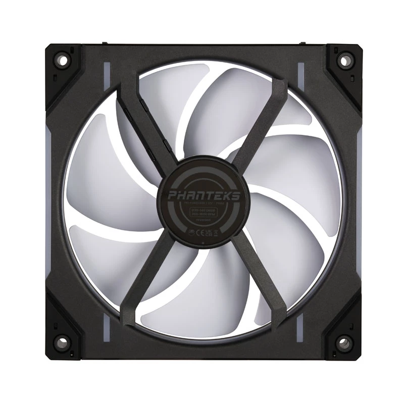 Phanteks D30-140 PWM Reverse Airflow D-RGB kotelotuuletin, 140 mm, musta