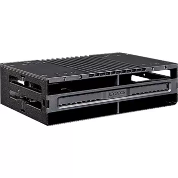 ICY DOCK - MB024SP-B - flexiDOCK kehyksetön 4x 2,5 SAS/SATA SSD/HDD vaihtokehys 5,25 paikkaan