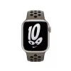 Ranneke Apple Smartwatch, 41 mm oliivinharmaa/musta Nike Sport Band, fluoroelastomeeri, ranne 130–200 mm