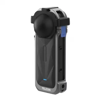 Suoja-alumiinikotelo Insta360 X5:lle Telesiniltä — kovakuorinen suojus, malli S6-FMS-19-TIS