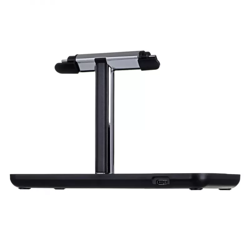 Vapaasti seisova latausasema UNITEK P1212A 15 W langaton ABS musta hopea