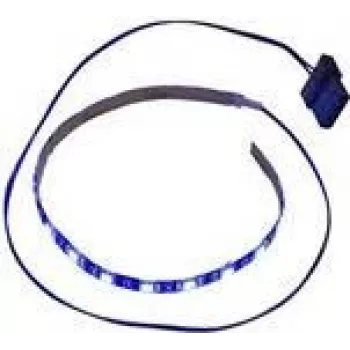 LED-nauha Inter-Tech 88885448 300 mm musta sininen 18 lamppua