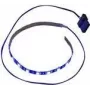 LED-nauha Inter-Tech 88885448 300 mm musta sininen 18 lamppua