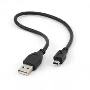 Gembird USB 2.0 A - Mini-USB-urosliitin kaapeli 0,3 m harmaa