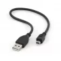 Gembird USB 2.0 A - Mini-USB-urosliitin kaapeli 0,3 m harmaa