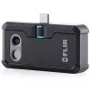 FLIR One Pro FP3IC lämpökamera iPhonelle USB-C, 160x120 px, MSX, VividIR, jopa 400 °C, musta