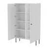 Vitriini cama meble PALAZZO BIS 1000×390×1660 mm valkoinen matta