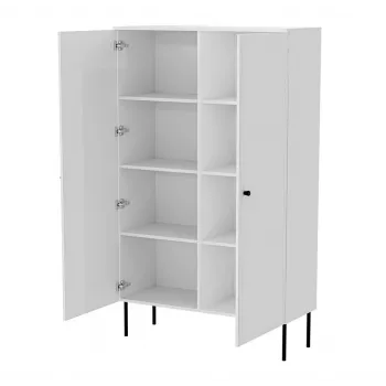 Vitriini cama meble PALAZZO BIS 1000×390×1660 mm valkoinen matta