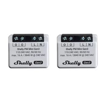 Shelly PM Mini Gen3 1P Wireless 110-240V älykytkin