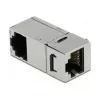 DeLOCK Keystone-moduuli RJ45-pistorasia–RJ45-pistorasia Cat.6A 90° kulma