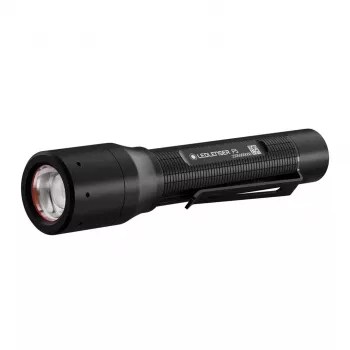 Käsivalaisin Ledlenser P5 musta, LED, 140 lm, AA-paristo, IP54, alumiini, taskuklipsi