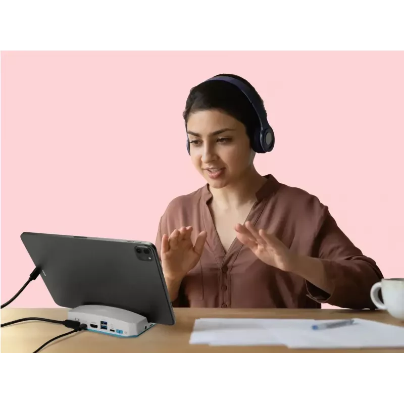 AVerMedia X'TRA GO GC515 videokaappaustelakka, 4K30/1080p120-tallennus, 4K60 HDMI -lähtö, USB-C DP Alt Mode, USB Power Delivery, valkoinen