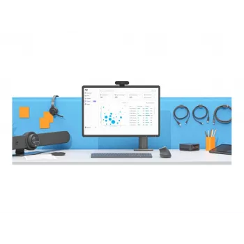 Paketti LOGITECH Tap Controller johdollinen Cat5e-sarjalla+AIS Intel Core i5-1350P 16GB 250GB+asennussarja videoneuvotteluihin