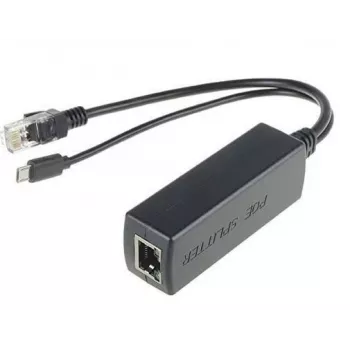 Microconnect MC-POESPLITTER verkkojakaaja Power over Ethernet (PoE) musta